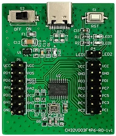 WCH CH32V003 Evaluation Board!