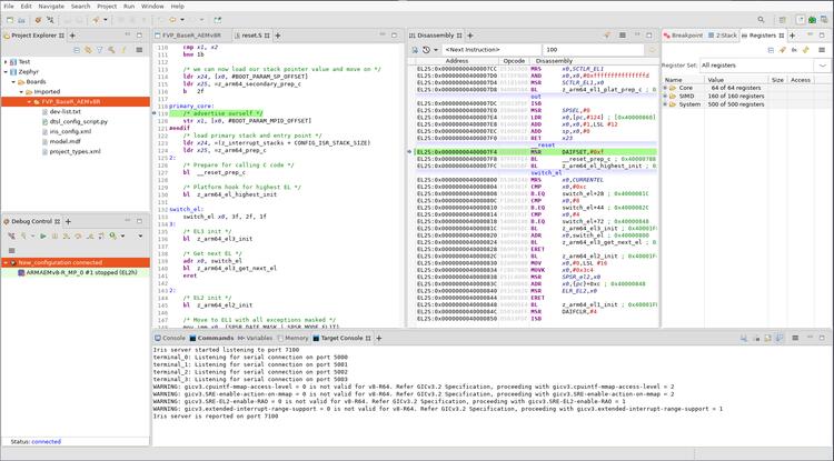 FVP Emulation FVP_BaseR_AEMv8R AArch32!