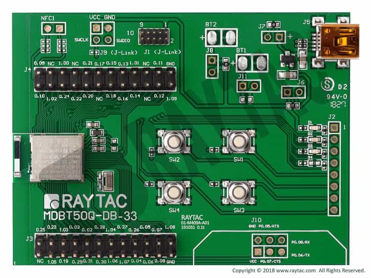 Raytac MDBT50Q-DB-33 nRF52833!