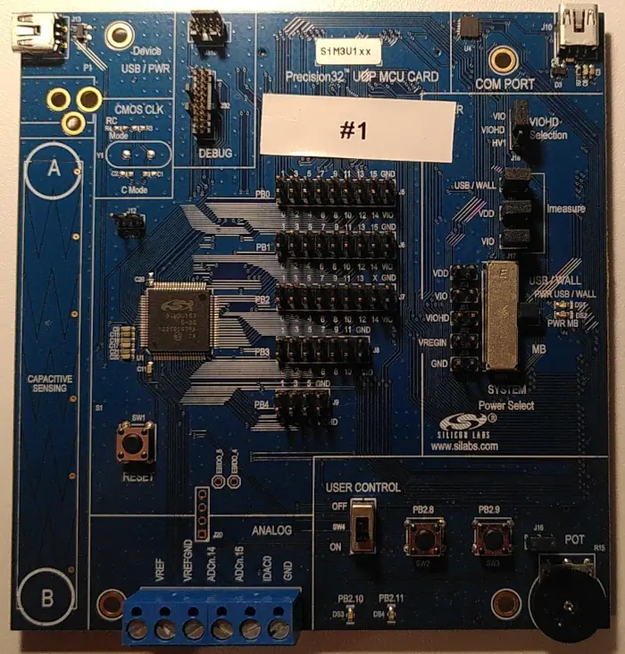 Silicon Labs SiM3U development kit!