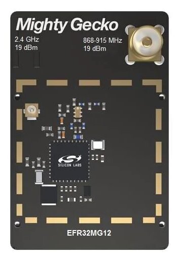 EFR32MG12 2400/868-915 MHz 19 dBm Dual Band Radio Board (SLWRB4170A)!