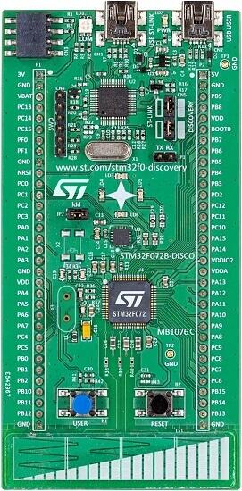 ST STM32F072B Discovery!