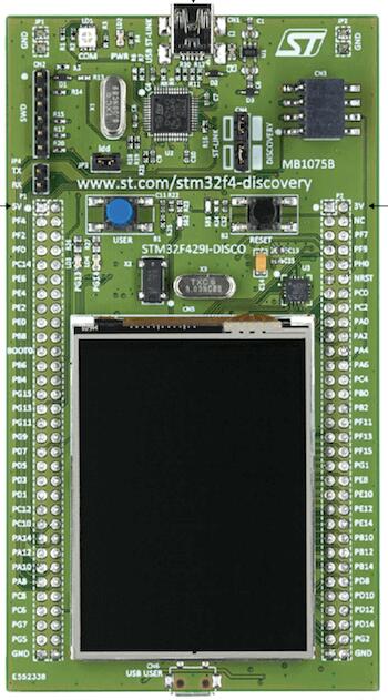 ST STM32F429I Discovery!